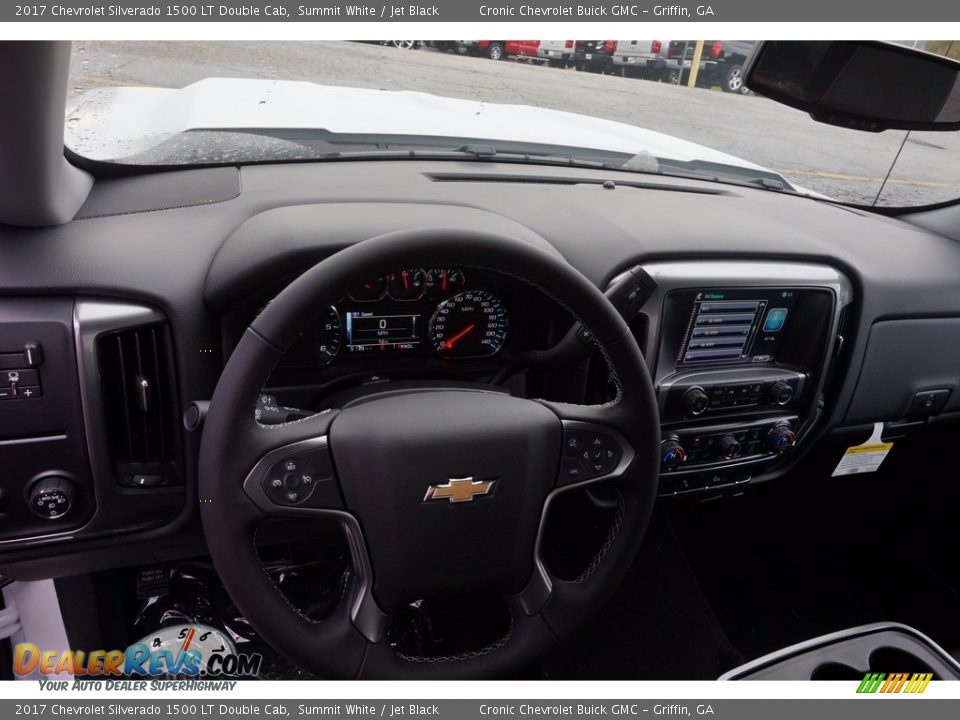 2017 Chevrolet Silverado 1500 LT Double Cab Summit White / Jet Black Photo #10
