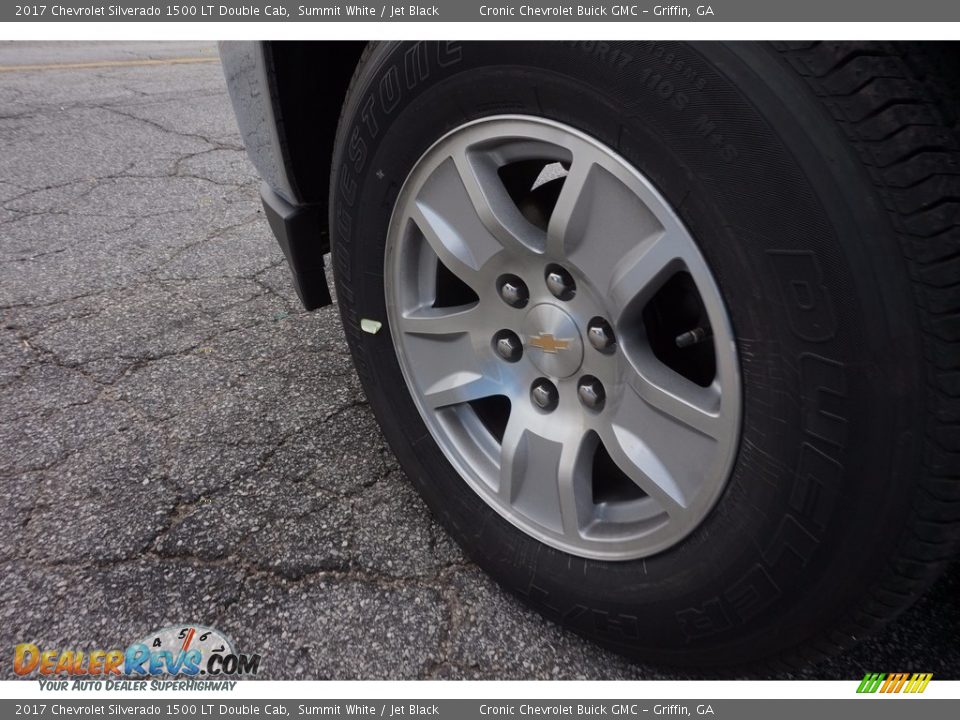 2017 Chevrolet Silverado 1500 LT Double Cab Summit White / Jet Black Photo #11