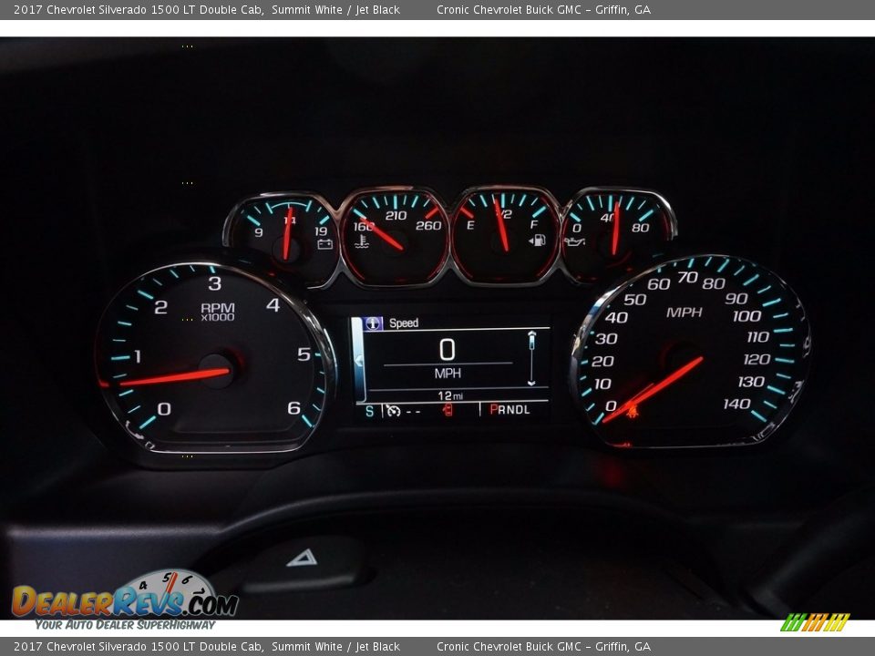 2017 Chevrolet Silverado 1500 LT Double Cab Gauges Photo #13