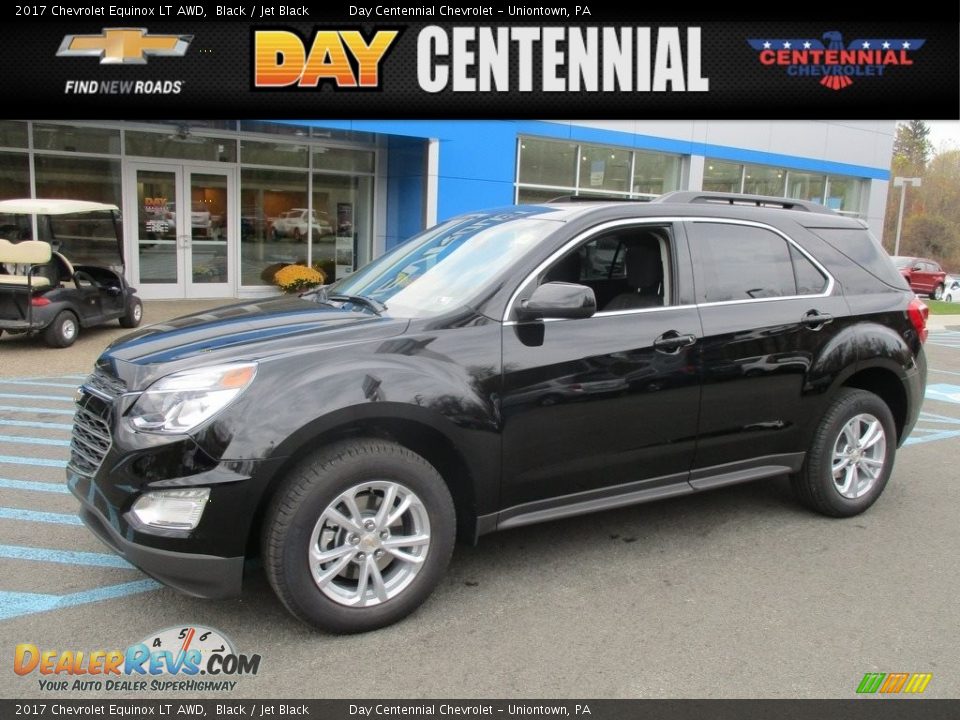 2017 Chevrolet Equinox LT AWD Black / Jet Black Photo #1