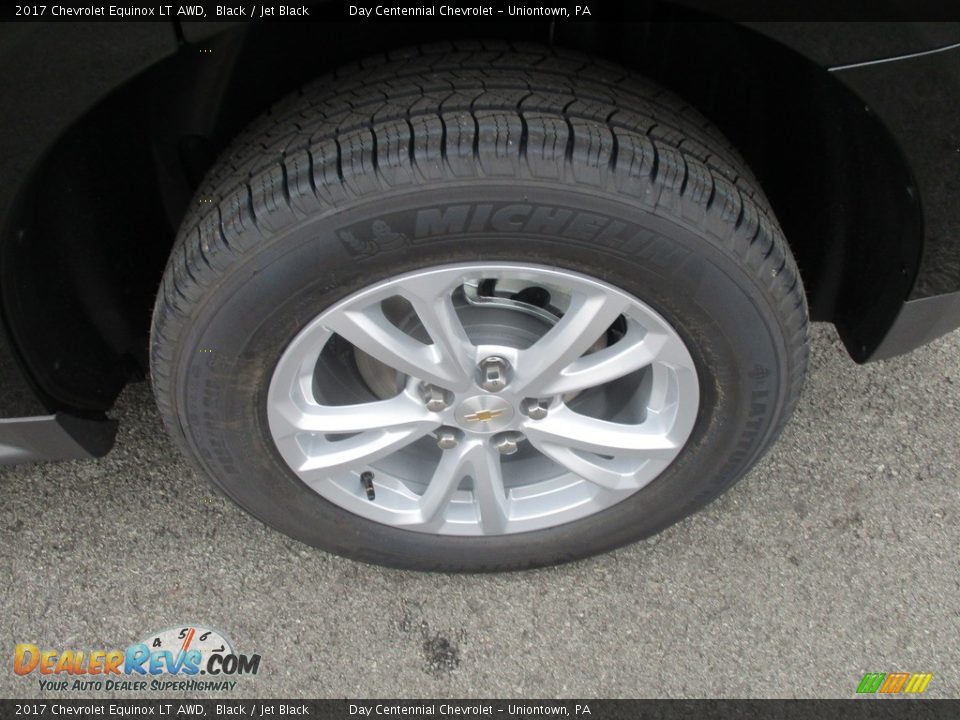 2017 Chevrolet Equinox LT AWD Black / Jet Black Photo #3