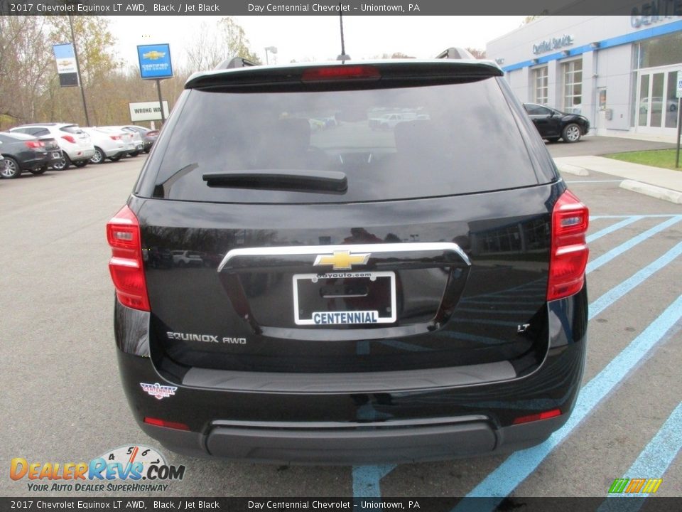 2017 Chevrolet Equinox LT AWD Black / Jet Black Photo #5