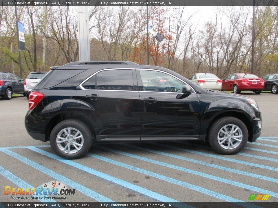 2017 Chevrolet Equinox LT AWD Black / Jet Black Photo #7