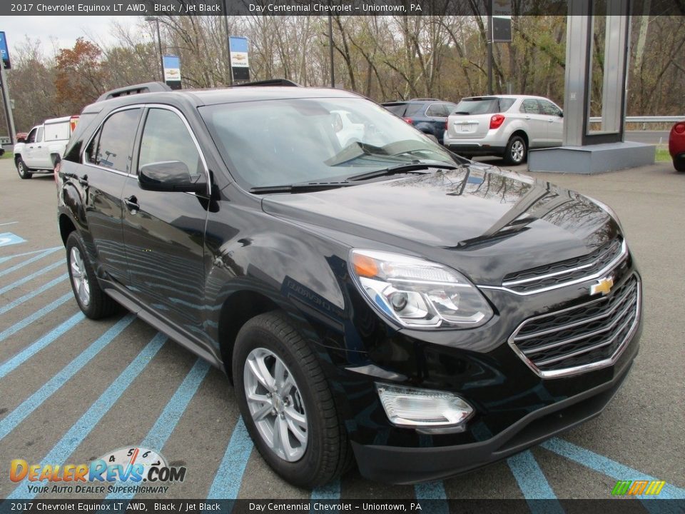 2017 Chevrolet Equinox LT AWD Black / Jet Black Photo #8