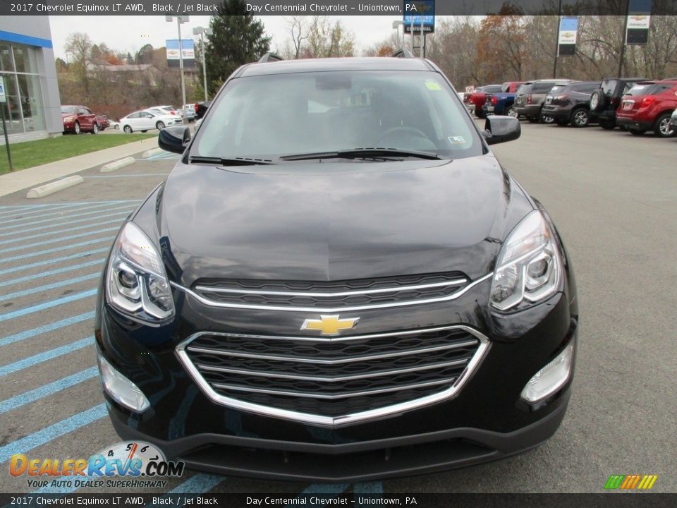 2017 Chevrolet Equinox LT AWD Black / Jet Black Photo #9
