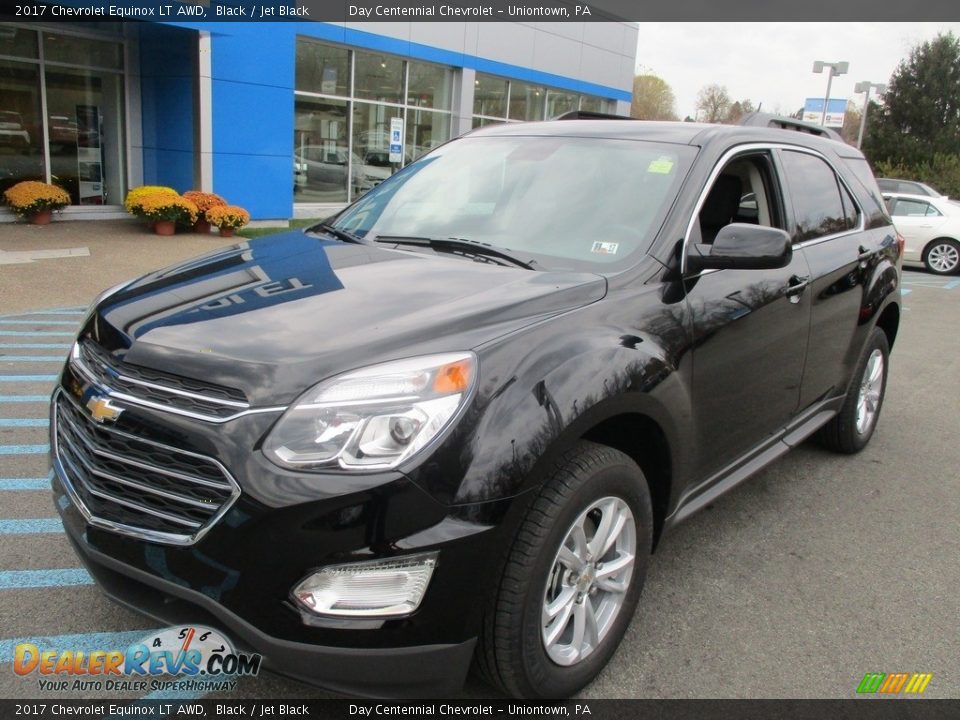 2017 Chevrolet Equinox LT AWD Black / Jet Black Photo #10