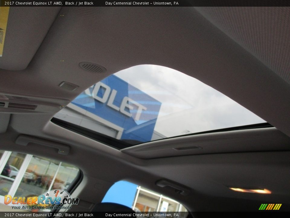 2017 Chevrolet Equinox LT AWD Black / Jet Black Photo #12