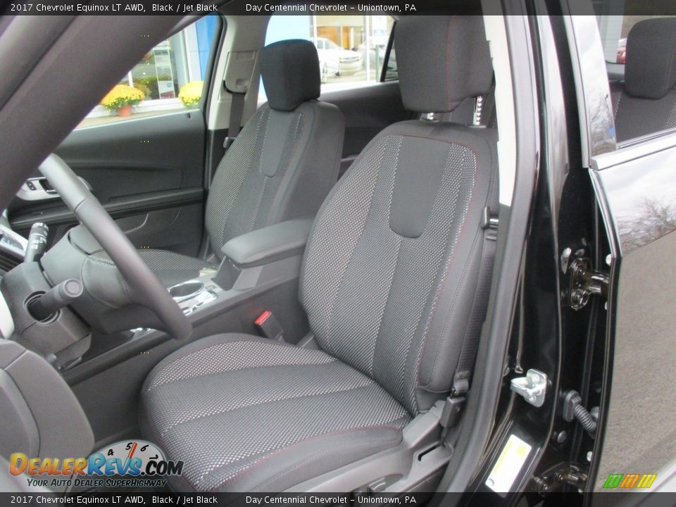 2017 Chevrolet Equinox LT AWD Black / Jet Black Photo #13