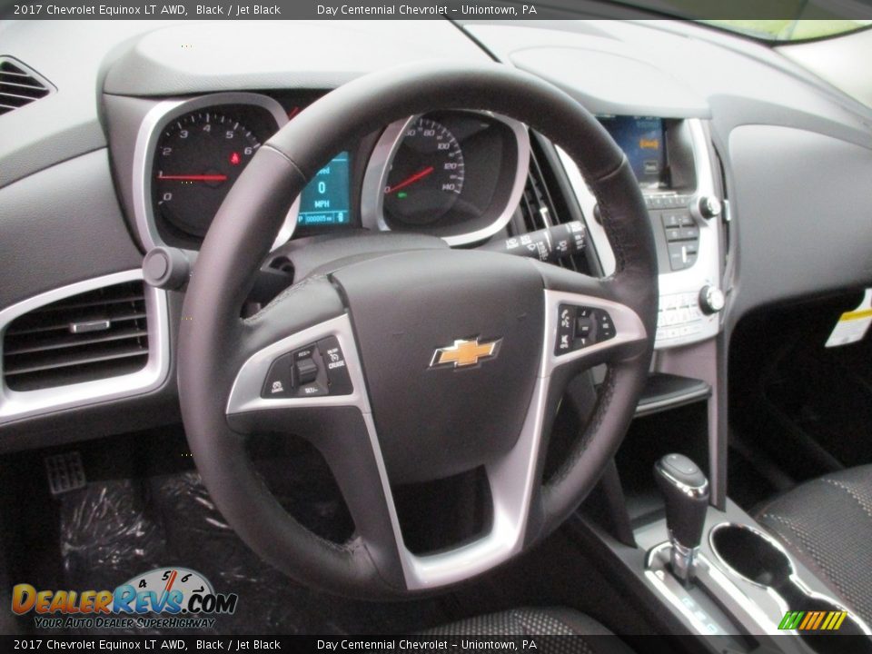 2017 Chevrolet Equinox LT AWD Black / Jet Black Photo #15