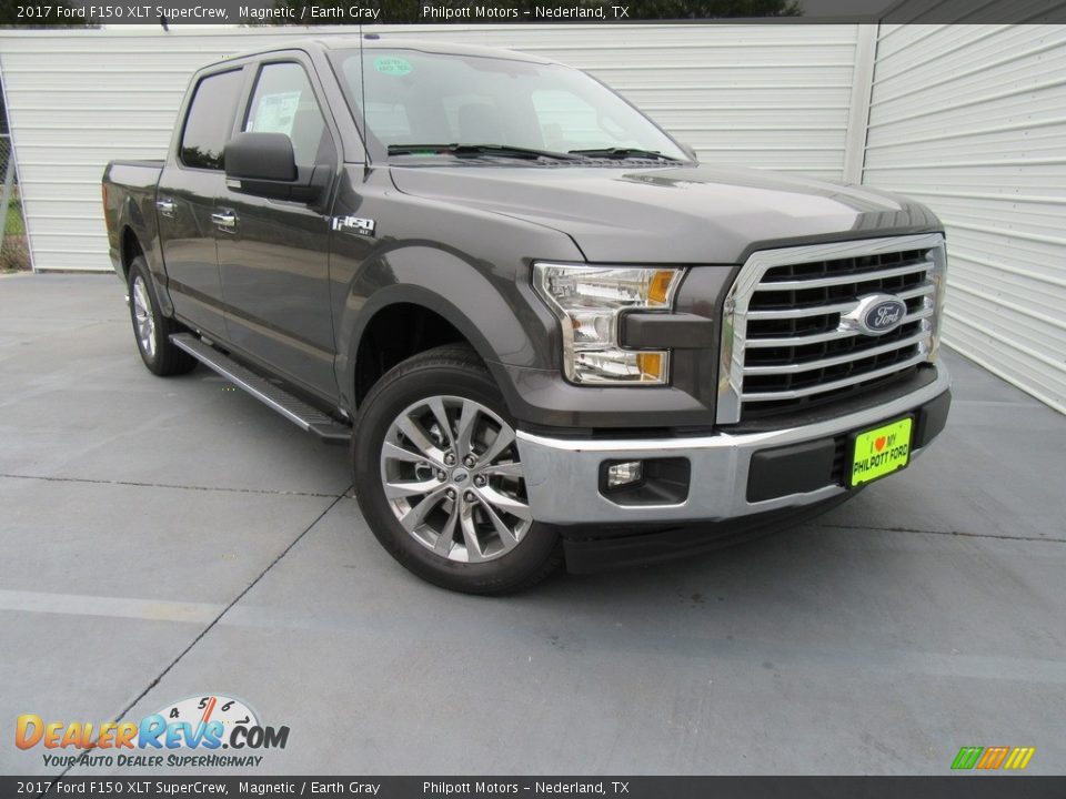 2017 Ford F150 XLT SuperCrew Magnetic / Earth Gray Photo #1