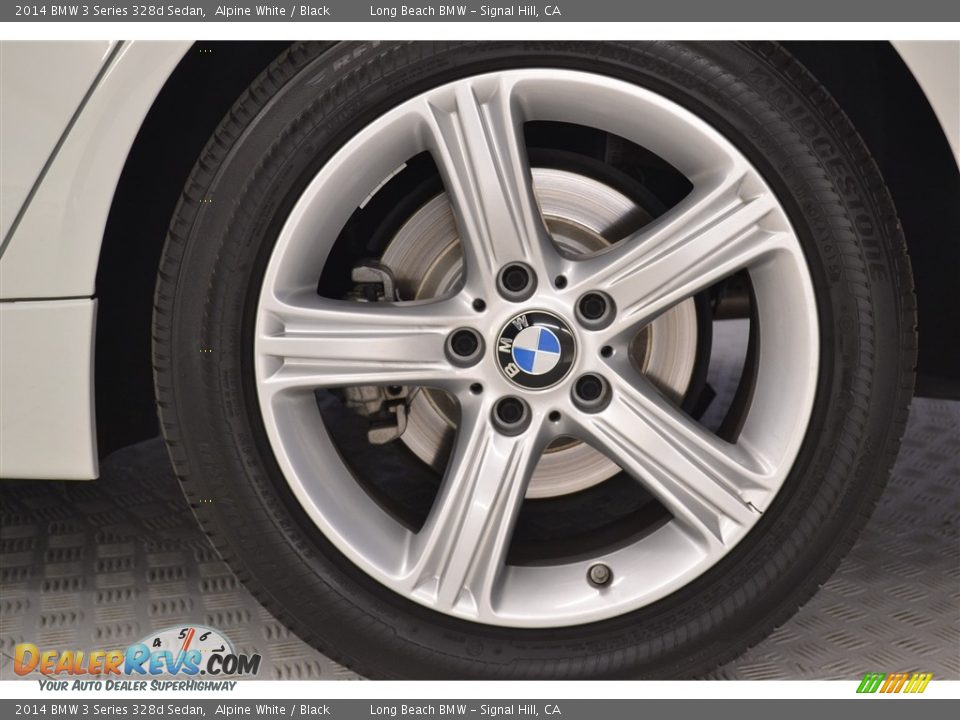 2014 BMW 3 Series 328d Sedan Alpine White / Black Photo #10