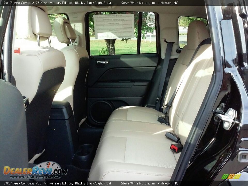 Rear Seat of 2017 Jeep Compass 75th Anniversary Edition Photo #10