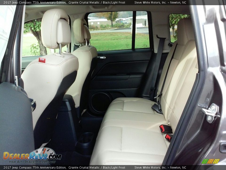 Rear Seat of 2017 Jeep Compass 75th Anniversary Edition Photo #10