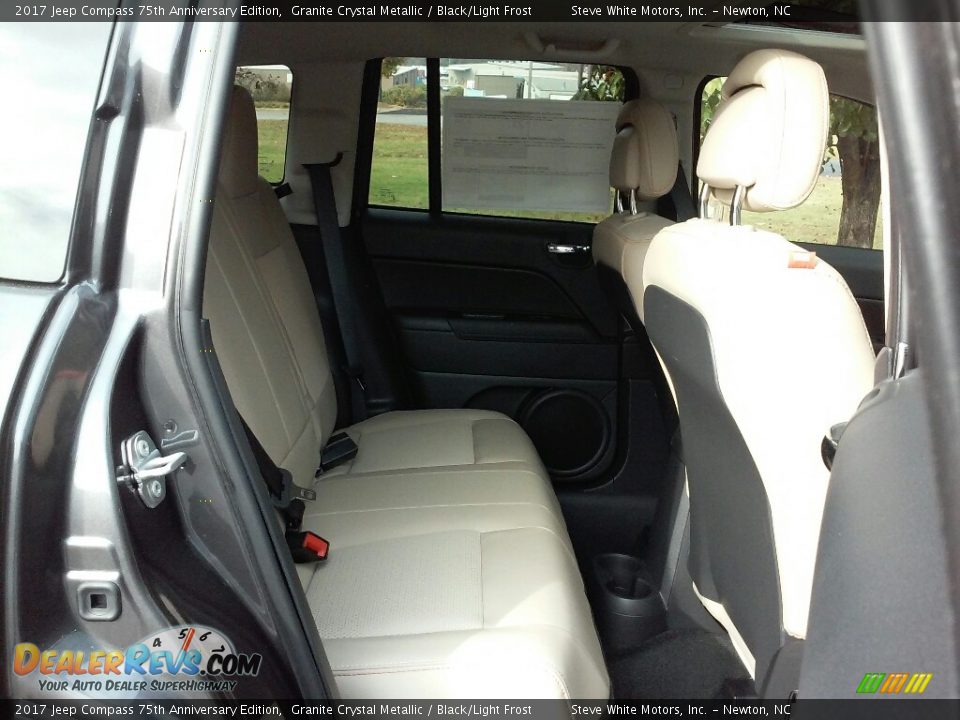 Rear Seat of 2017 Jeep Compass 75th Anniversary Edition Photo #12