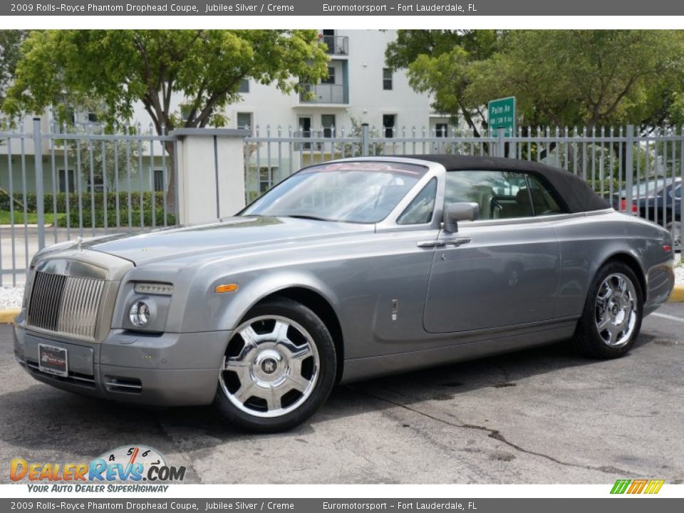 2009 Rolls-Royce Phantom Drophead Coupe Jubilee Silver / Creme Photo #2