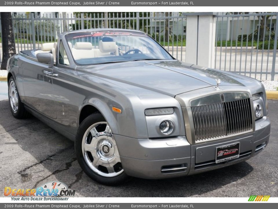 2009 Rolls-Royce Phantom Drophead Coupe Jubilee Silver / Creme Photo #35