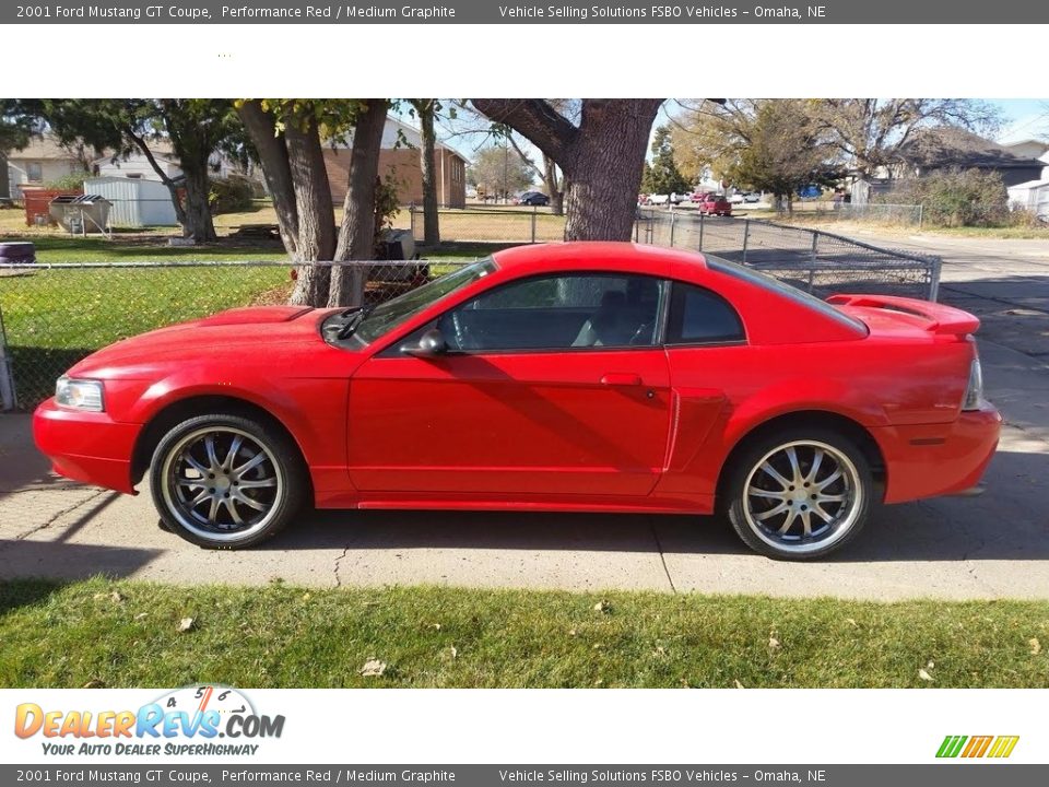 2001 Ford Mustang GT Coupe Performance Red / Medium Graphite Photo #1