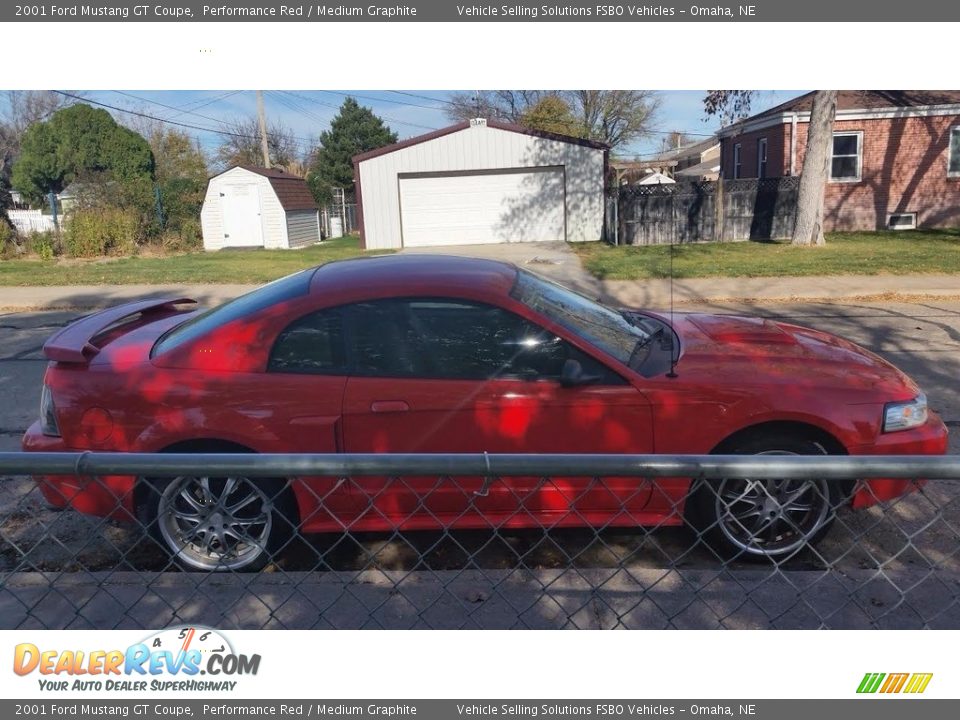2001 Ford Mustang GT Coupe Performance Red / Medium Graphite Photo #6