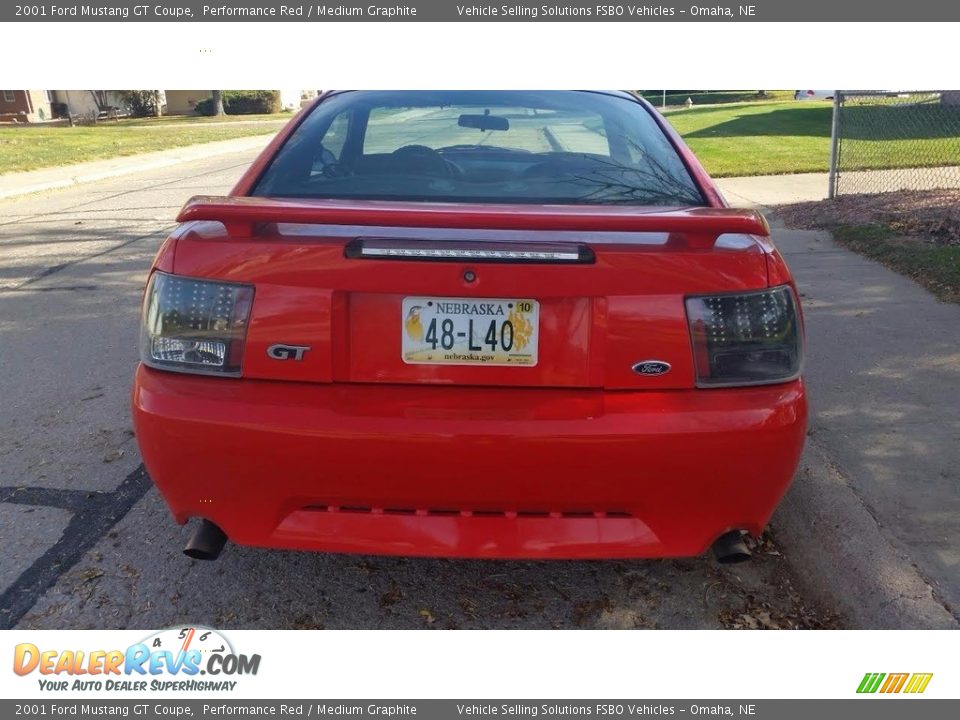 2001 Ford Mustang GT Coupe Performance Red / Medium Graphite Photo #7