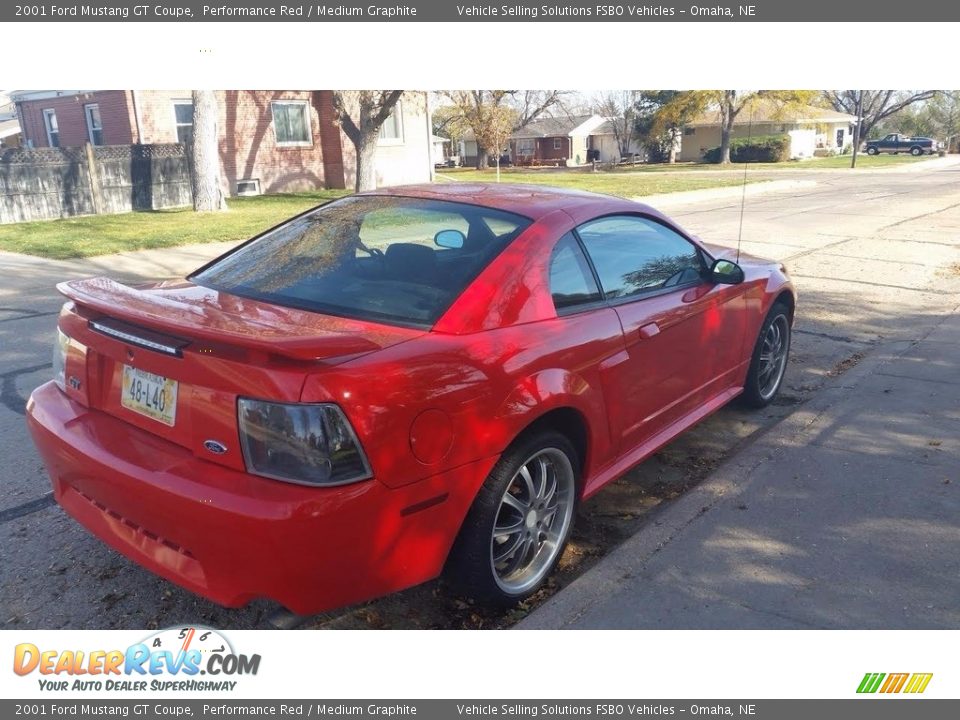 2001 Ford Mustang GT Coupe Performance Red / Medium Graphite Photo #8