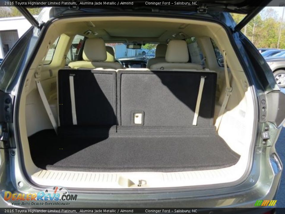 2016 Toyota Highlander Limited Platinum Alumina Jade Metallic / Almond Photo #27