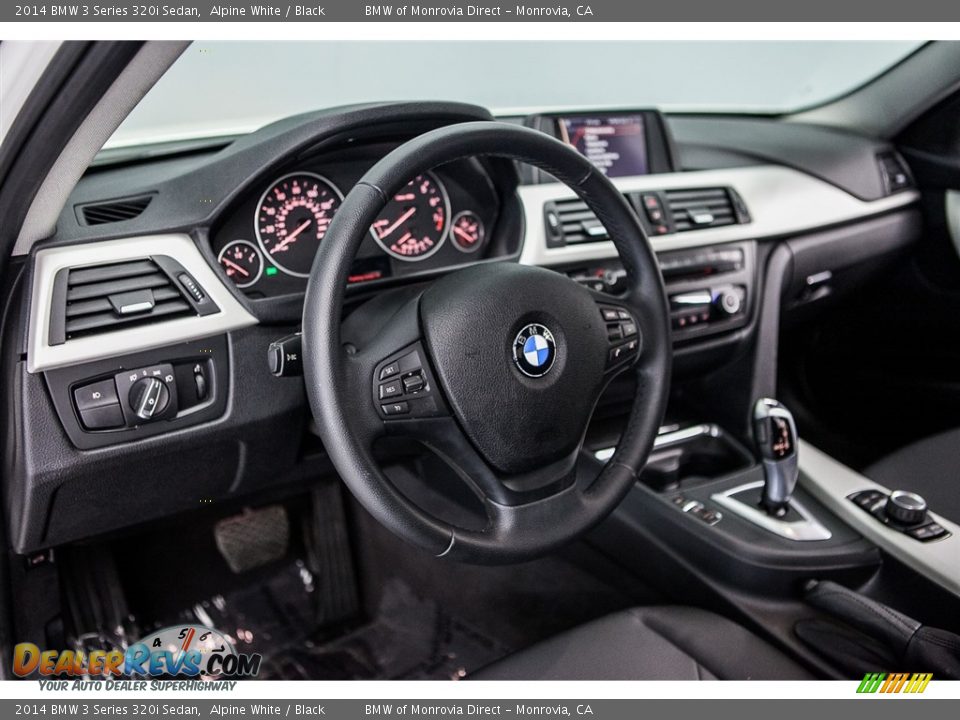 2014 BMW 3 Series 320i Sedan Alpine White / Black Photo #19