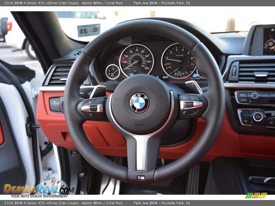 2016 BMW 4 Series 435i xDrive Gran Coupe Steering Wheel Photo #19