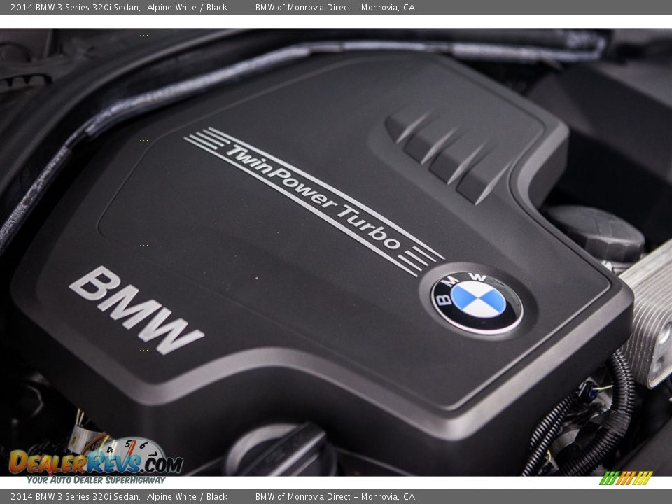 2014 BMW 3 Series 320i Sedan Alpine White / Black Photo #28