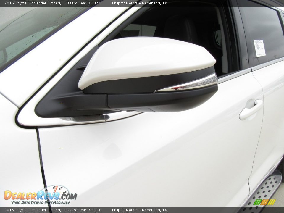 2016 Toyota Highlander Limited Blizzard Pearl / Black Photo #13