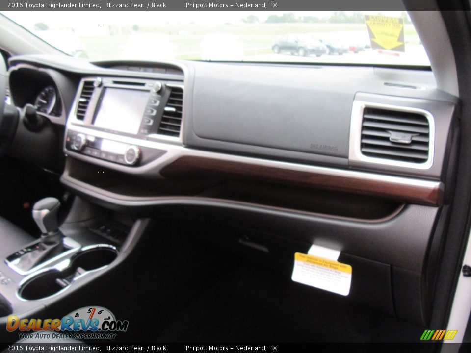 2016 Toyota Highlander Limited Blizzard Pearl / Black Photo #16