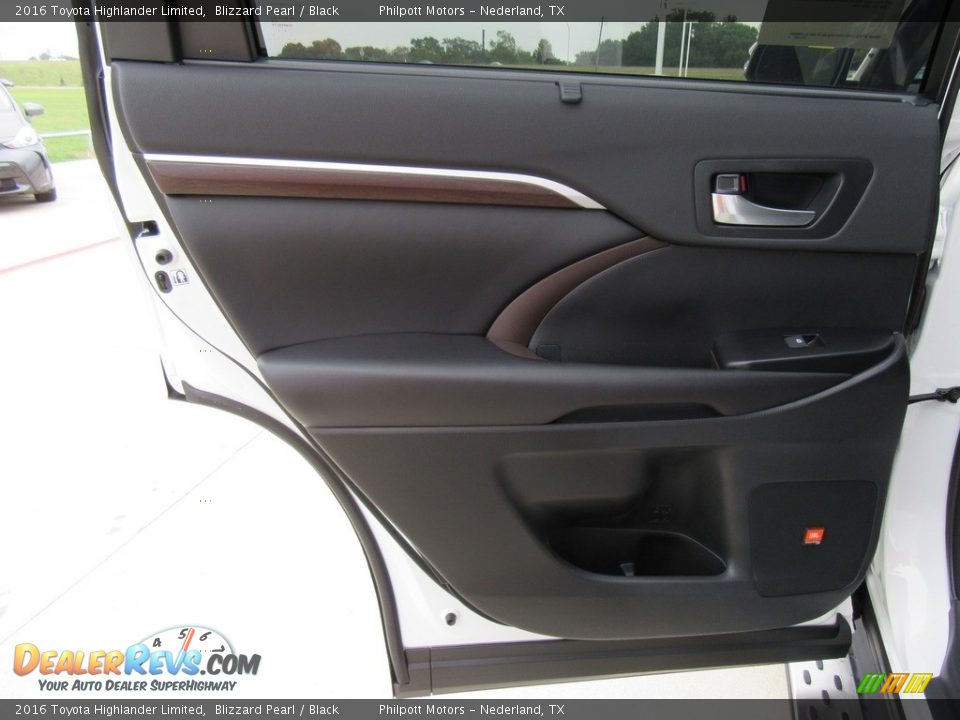 2016 Toyota Highlander Limited Blizzard Pearl / Black Photo #19