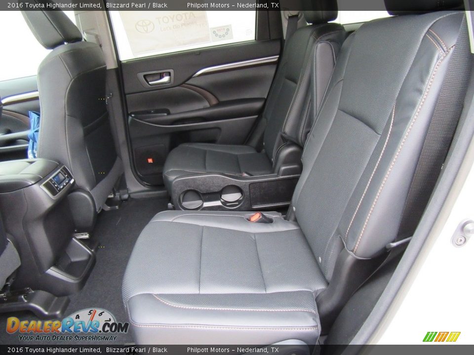 2016 Toyota Highlander Limited Blizzard Pearl / Black Photo #20