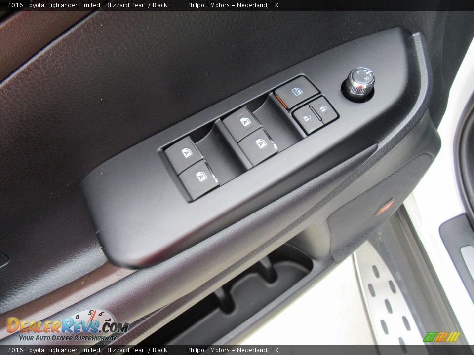 2016 Toyota Highlander Limited Blizzard Pearl / Black Photo #22