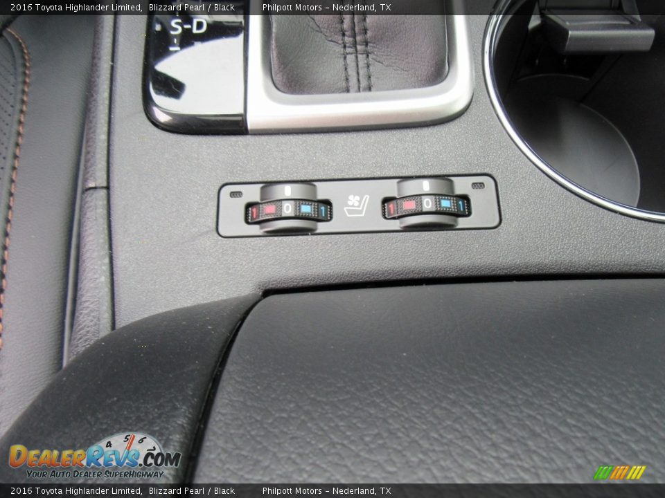 2016 Toyota Highlander Limited Blizzard Pearl / Black Photo #31