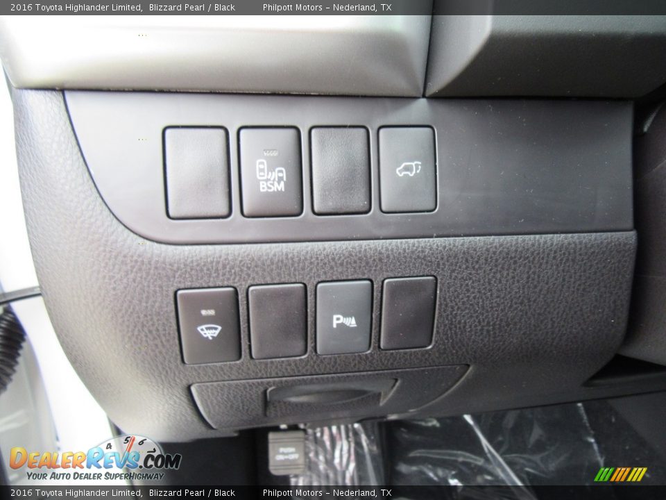 2016 Toyota Highlander Limited Blizzard Pearl / Black Photo #35