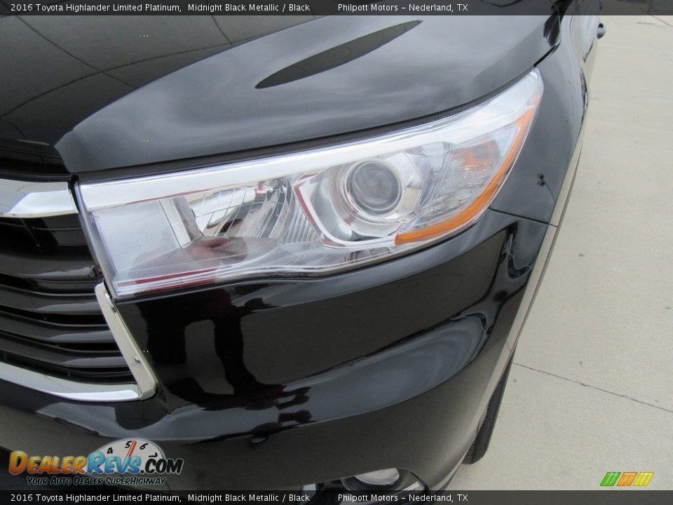 2016 Toyota Highlander Limited Platinum Midnight Black Metallic / Black Photo #9
