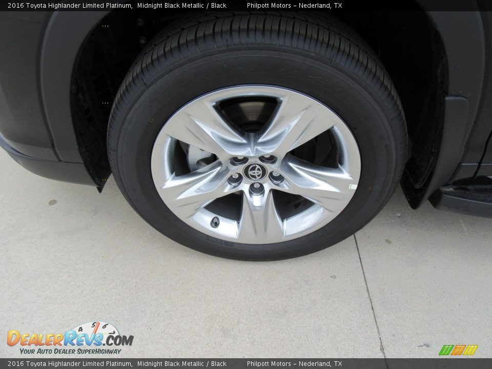 2016 Toyota Highlander Limited Platinum Midnight Black Metallic / Black Photo #11