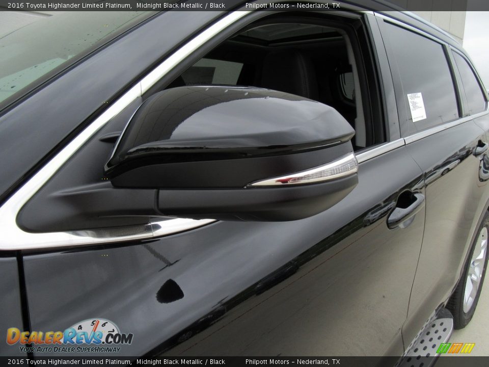 2016 Toyota Highlander Limited Platinum Midnight Black Metallic / Black Photo #13