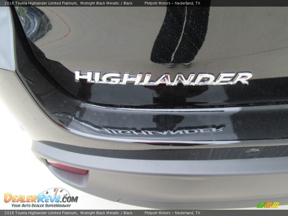 2016 Toyota Highlander Limited Platinum Midnight Black Metallic / Black Photo #14