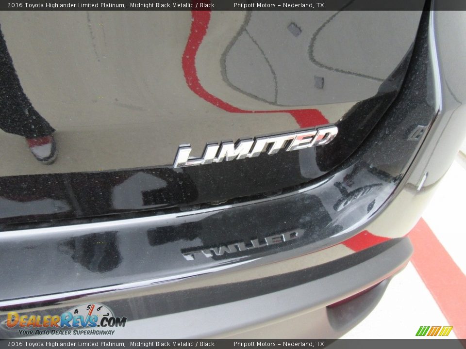 2016 Toyota Highlander Limited Platinum Midnight Black Metallic / Black Photo #15