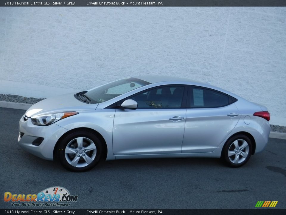 2013 Hyundai Elantra GLS Silver / Gray Photo #2