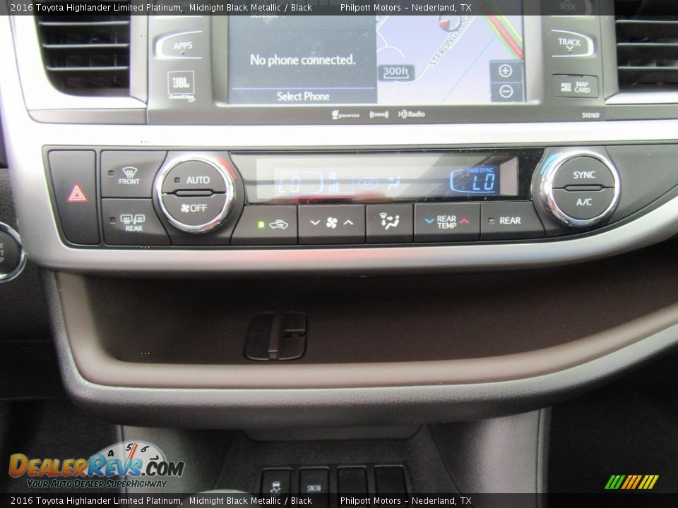 2016 Toyota Highlander Limited Platinum Midnight Black Metallic / Black Photo #29