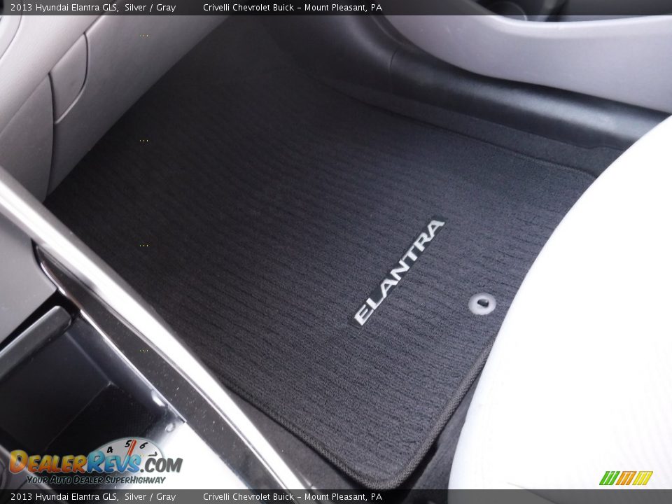 2013 Hyundai Elantra GLS Silver / Gray Photo #19
