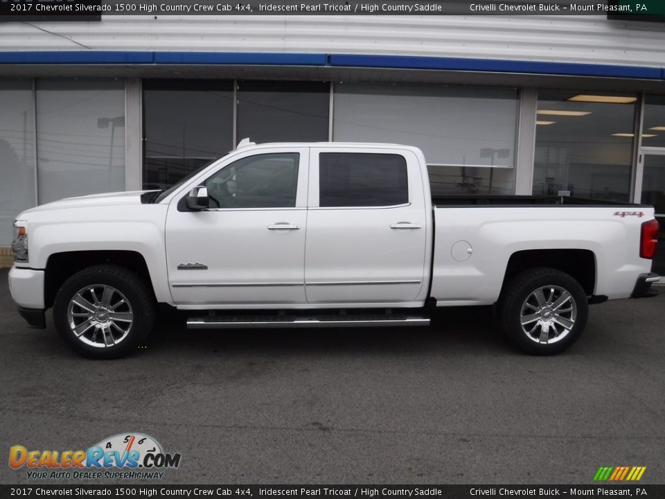 Iridescent Pearl Tricoat 2017 Chevrolet Silverado 1500 High Country Crew Cab 4x4 Photo #2