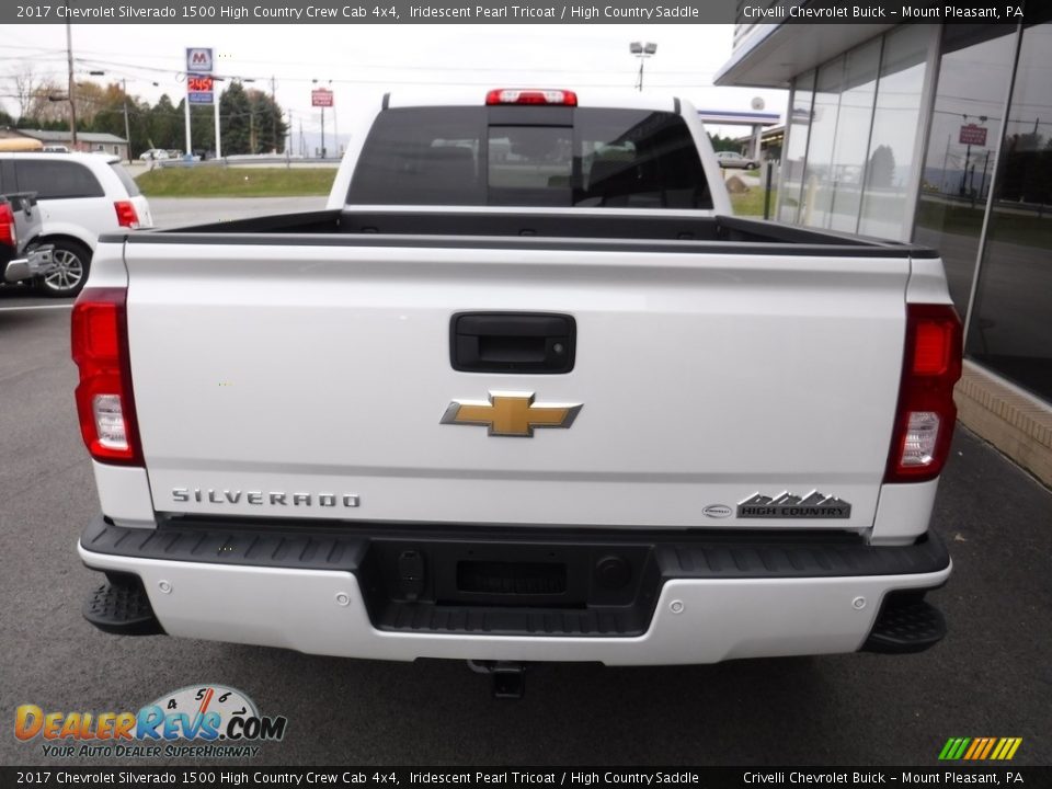 2017 Chevrolet Silverado 1500 High Country Crew Cab 4x4 Iridescent Pearl Tricoat / High Country Saddle Photo #9