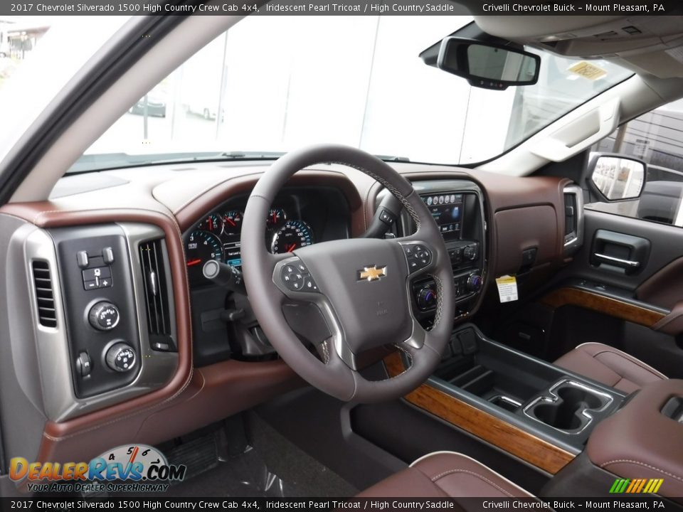 High Country Saddle Interior - 2017 Chevrolet Silverado 1500 High Country Crew Cab 4x4 Photo #17