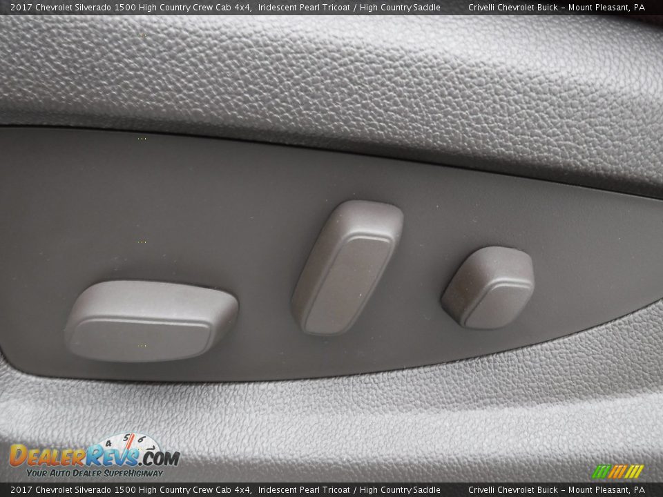 2017 Chevrolet Silverado 1500 High Country Crew Cab 4x4 Iridescent Pearl Tricoat / High Country Saddle Photo #20
