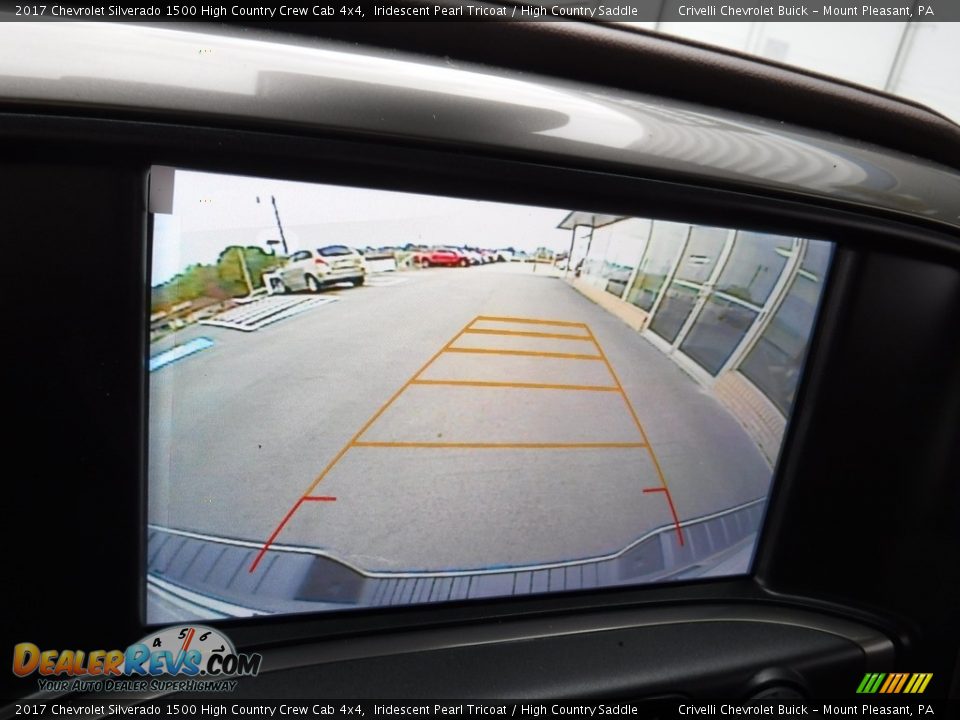 2017 Chevrolet Silverado 1500 High Country Crew Cab 4x4 Iridescent Pearl Tricoat / High Country Saddle Photo #22