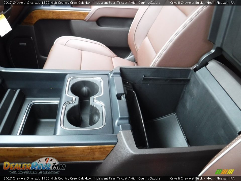 Front Seat of 2017 Chevrolet Silverado 1500 High Country Crew Cab 4x4 Photo #24