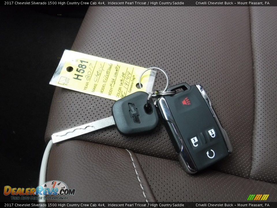 Keys of 2017 Chevrolet Silverado 1500 High Country Crew Cab 4x4 Photo #31